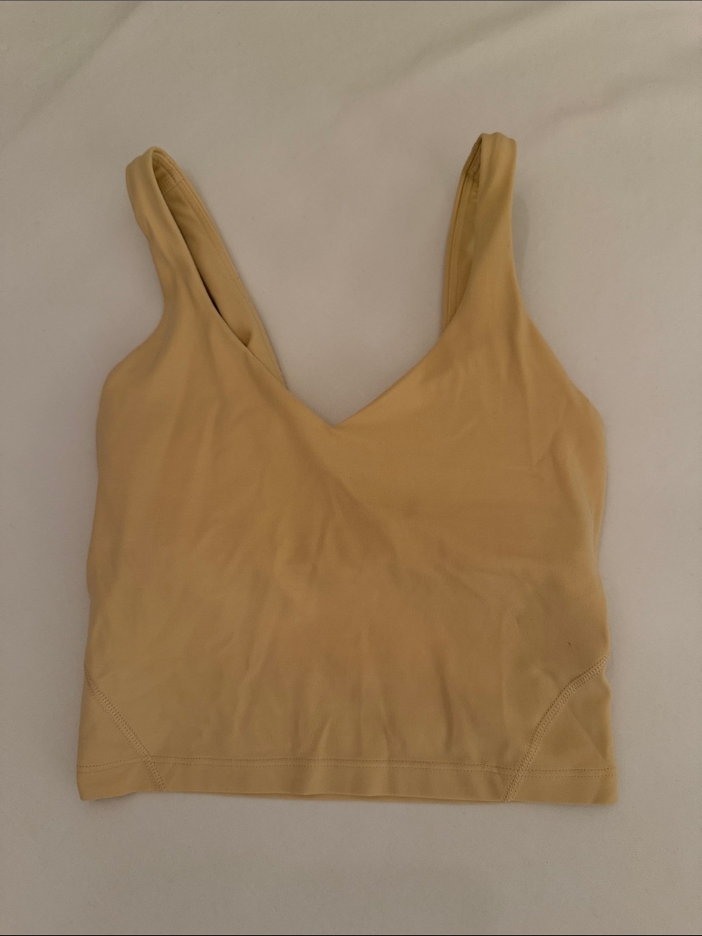 lululemon athletica Tan V-Neck Sports Bra align size 0